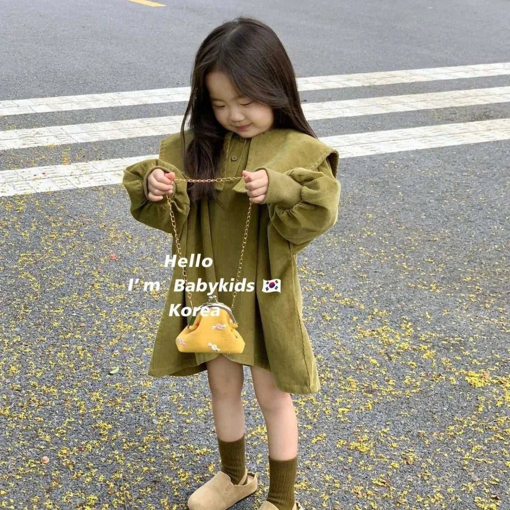 Baby Girls Skirt 2023 New Spring and Autumn Girls Skirt Korean Style Dark Green Solid Color Fashionable Dress The jack market .AU The jack market .AU Mum & Kids: Essential Products for Every Family $ 47 14:175#green;200000463:200004187#2T-90CM